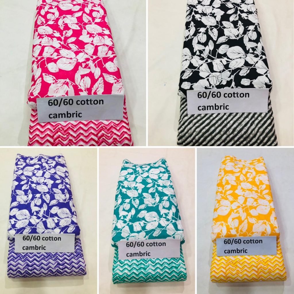 buy 60/60 cotton cambric fabric in wholesale.Cotton cambric fabric online shopping india