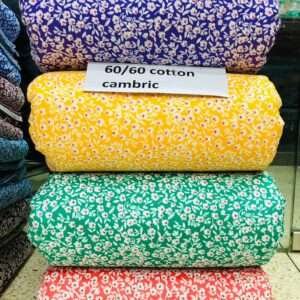 60/60 Cotton Cambric Print fabric Wholesale @60/meter