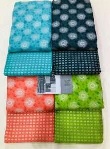 Cotton Foil Print Fabrics in Wholesale