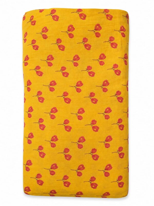 Marigold Bloom Cotton 72×72
